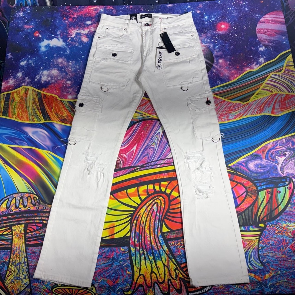 Preme Semi-Stacked Cargo Jeans
